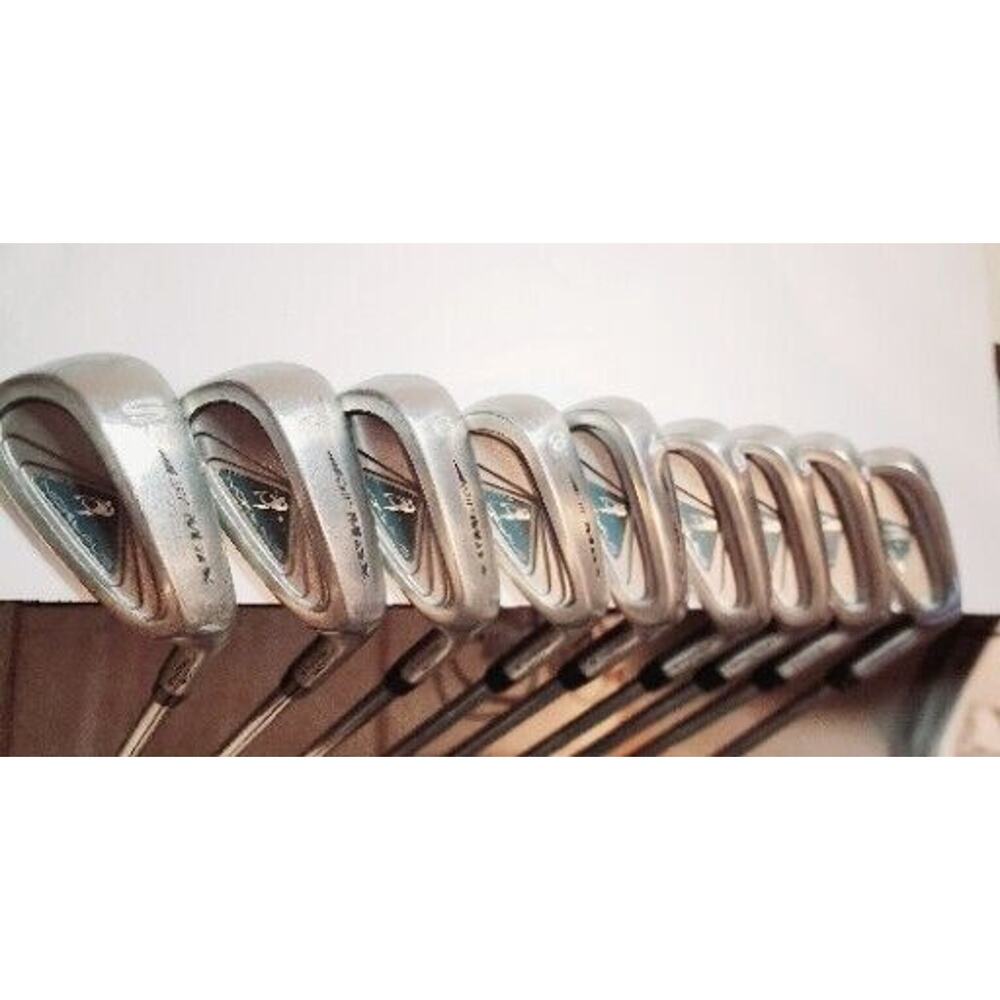 NICKLAUS AIRMAX LOW PROFILE IRON SET 3 4 5 6 7 8 9 PW & SW COMPLETE Set 9 Clubs